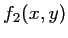 $\displaystyle f_2(x,y)$