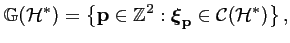 $\displaystyle {\mathbb{G}}({\mathcal{H}}^*) = \left\{ {\mathbf{p}} \in {\mathbb...
...2 : {\boldsymbol{\xi}}_{\mathbf{p}} \in {\mathcal{C}}({\mathcal{H}}^*)\right\},$