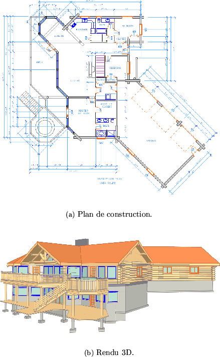 \begin{figure}\setcounter{subfigure}{0}
\subfigure[\small Plan de construction....
...ll Rendu 3D.]{
\includegraphics[width=.8\textwidth]{archicad2}}
\end{figure}